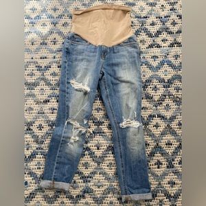 Joe’s Jeans Maternity Skinny Ankle distressed jeans 26
